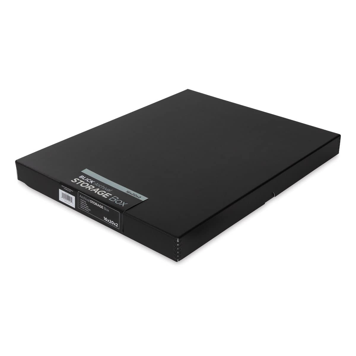 Blick Archival Storage Box - 16" x 20" x 2", Black