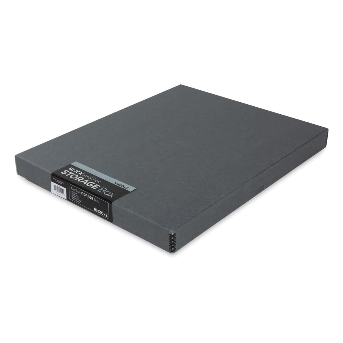 Blick Archival Storage Box - 16" x 20" x 2, Gray