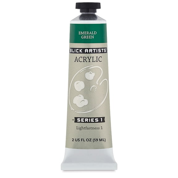 Blick Artists' Acrylic - Emerald Green, 2 oz tube