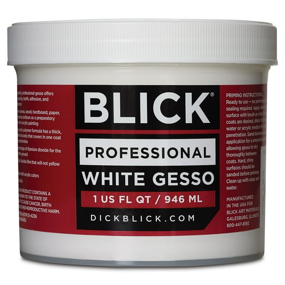 Blick Artists Acrylic Gesso - Professional White, Quart
