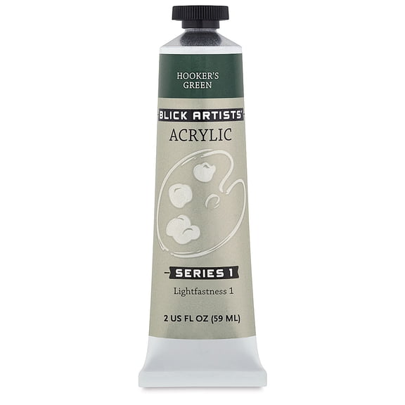 Blick Artists' Acrylic - Hooker's Green, 2 oz tube