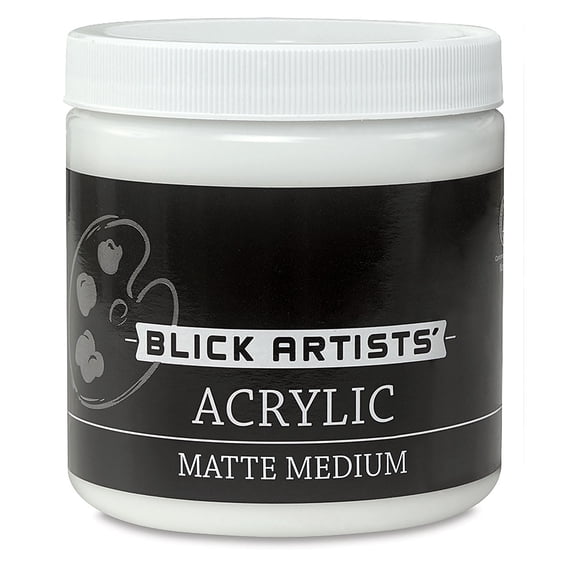 Blick Artists Acrylic Medium - Blick Acrylic Medium, Matte, 8 oz jar