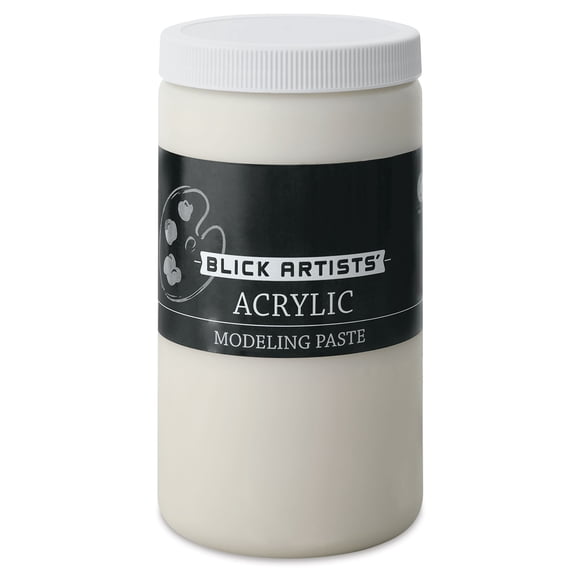 Blick Artists Acrylic Medium - Blick Artists' Acrylic Modeling Paste, 32 oz