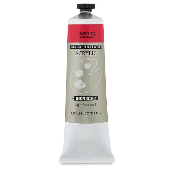 Blick Artists' Acrylic - Naphthol Crimson, 4.65 oz tube