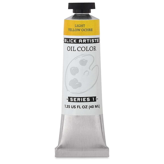 Blick Artists' Oil Color - Light Yellow Ochre, 40 ml tube