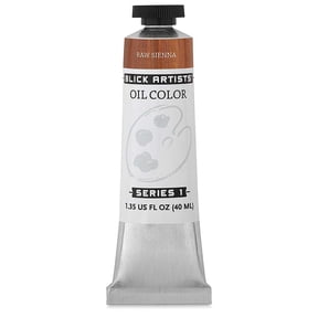 Blick Artists' Oil Color - Raw Sienna, 40 ml tube