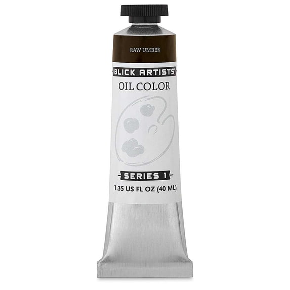 Blick Artists' Oil Color - Raw Umber, 40 ml tube