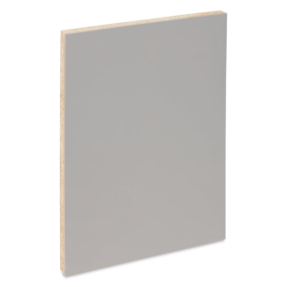 Blick Battleship Gray Linoleum - Block, 12" x 18", Mounted