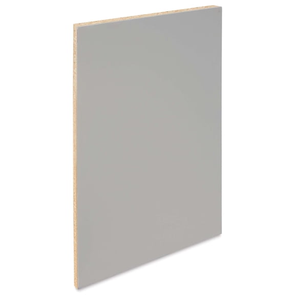 Blick Battleship Gray Linoleum - Block, 24" x 36", Mounted