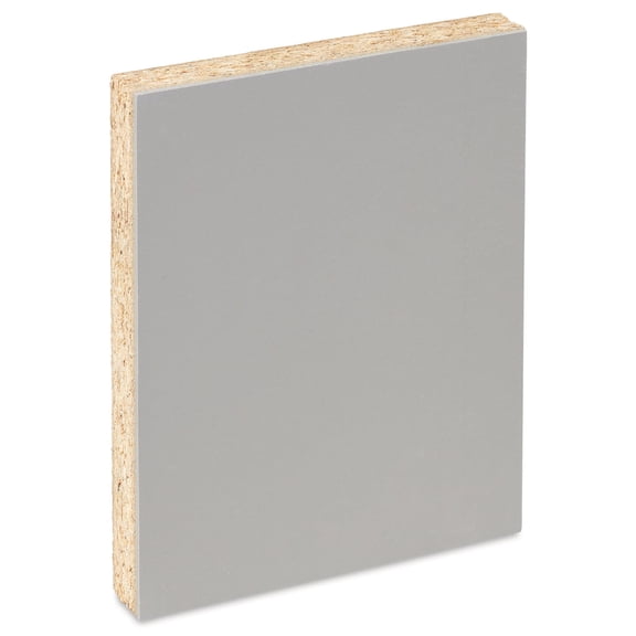 Blick Battleship Gray Linoleum - Block, 6" x 8", Mounted