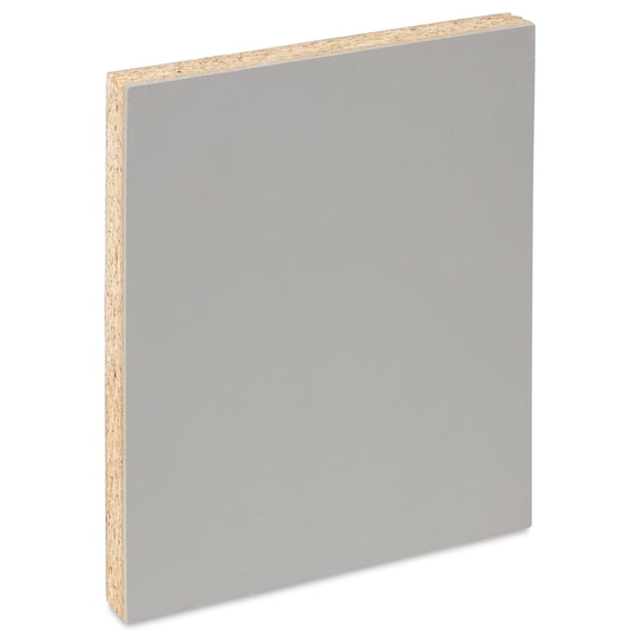 Blick Battleship Gray Linoleum - Block, 8" x 10", Mounted