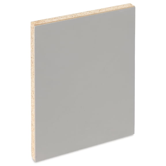 Blick Battleship Gray Linoleum - Block, 9" x 12", Mounted