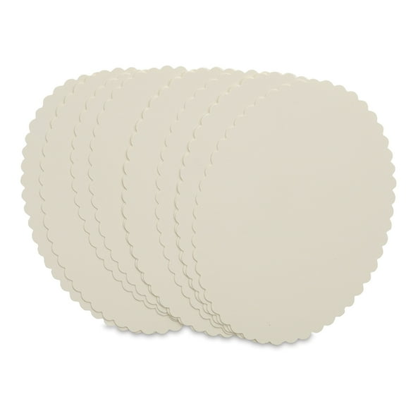 Blick Cards and Envelopes - 4 Bar Scallop Card, Soft White, 3-1/2" x 4-7/8", Pkg of 10