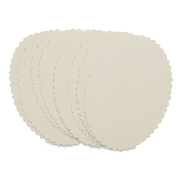 Blick Cards and Envelopes - 4 Bar Scallop Card, Soft White, 3-1/2" x 4-7/8", Pkg of 10