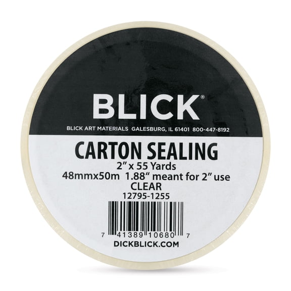 Blick Clear Carton Sealing Tape - 2" x 55 yds