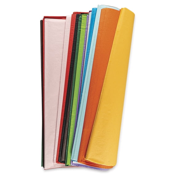 Blick Colored Tissue Assortment - 20" x 30", Assortment of 11 Colors, 480 Sheets