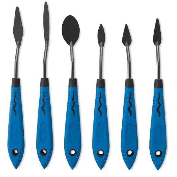 Blick Comfort Grip Palette Knives by RGM - Basic, Set of 6