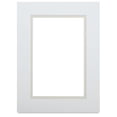 thumbnail image 1 of Blick Double Mat - Manor White/Ecru, 9" x 12" (5-1/2" x 8-1/2" Opening), 1 of 2