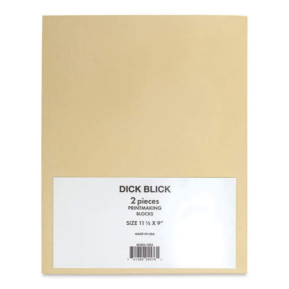 Blick E-Z-Cut Printing Blocks - Pkg of 2, 9" x 11-1/2"