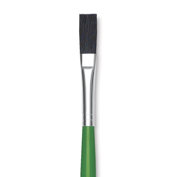 Blick Economy Black Bristle Brush - Easel Brush, Long Handle, 1/4"