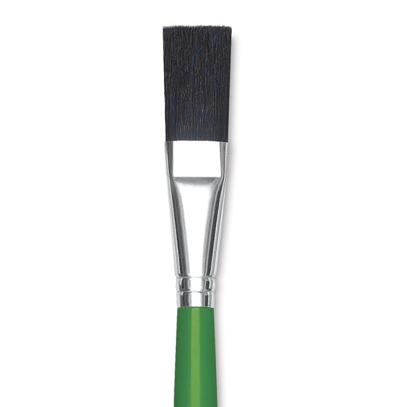 Blick Economy Black Bristle Brush - Easel Brush, Long Handle, 3/4"