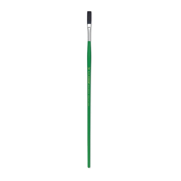 Blick Economy Black Bristle Brush - Extended Brush, Long Handle, 1/4"