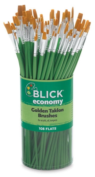 Blick Economy Golden Taklon Set - Set of 108
