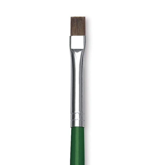 Blick Economy Ox/Pony Hair Brush - Bright, Long Handle, Size 4