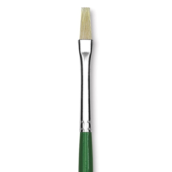 Blick Economy White Bristle Brush - Bright, Size 4