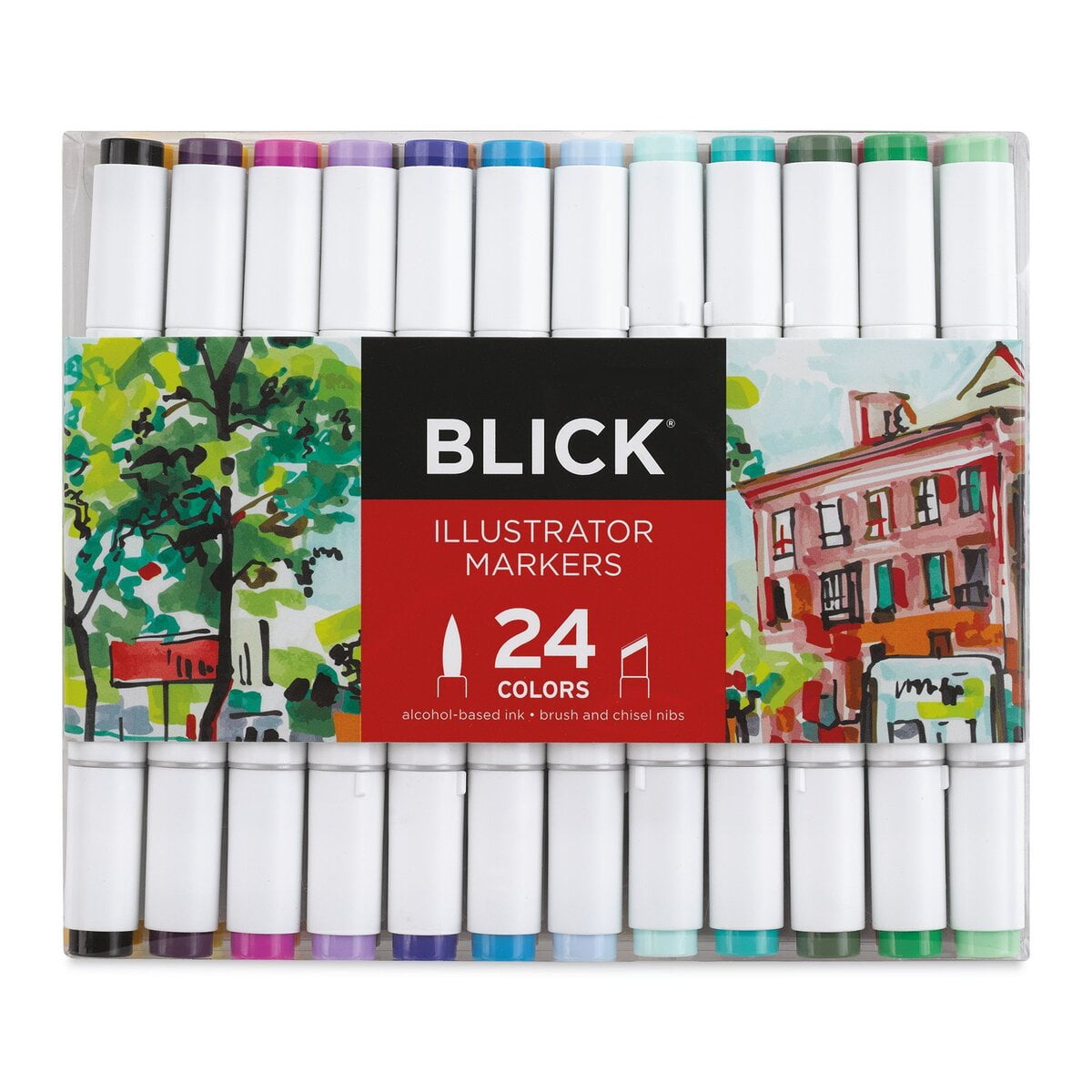 Blick Illustrator Markers - Set of 24 