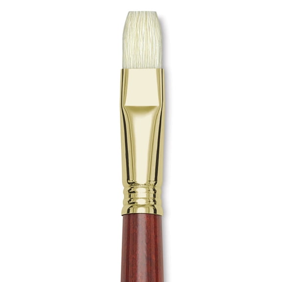 Blick Master Bristle Brush - Bright, Long Handle, Size 16