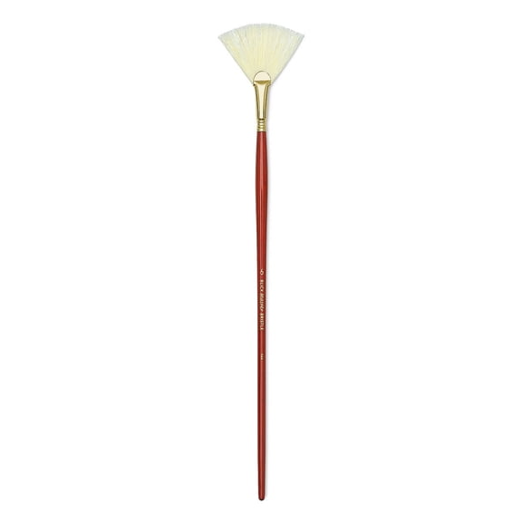 Blick Master Bristle Brush - Fan, Long Handle, Size 6