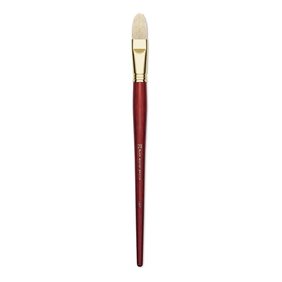 Blick Master Bristle Brush - Filbert, Long Handle, Size 20