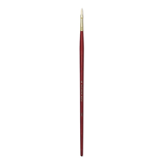 Blick Master Bristle Brush - Filbert, Long Handle, Size 4