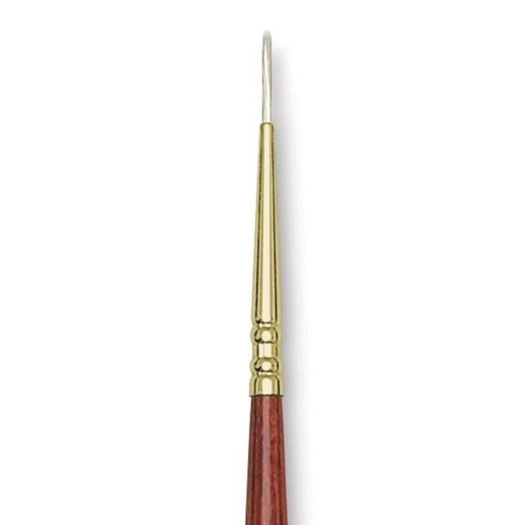 Blick Master Bristle Brush - Round, Long Handle, Red, Size 0