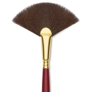 Blick Master Synthetic Kolinsky Brush - Long Handle, Fan, Size 6