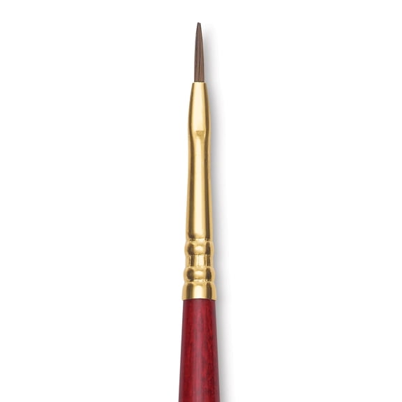 Blick Master Synthetic Kolinsky Brush - Long Handle, Flat, Size 1