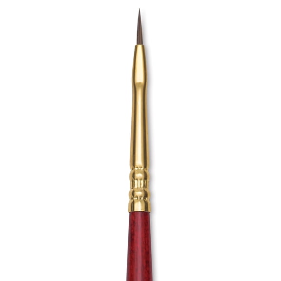Blick Master Synthetic Kolinsky Brush - Short Handle, Filbert, Size 0