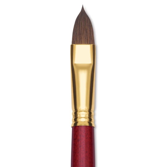 Blick Master Synthetic Kolinsky Brush - Short Handle, Filbert, Size 16