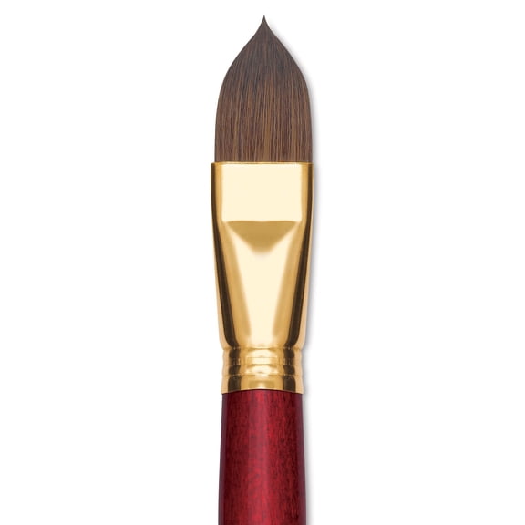 Blick Master Synthetic Kolinsky Brush - Short Handle, Filbert, Size 24