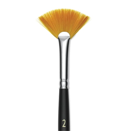 Blick Masterstroke Golden Taklon Brush - Fan, Short Handle, Size 2