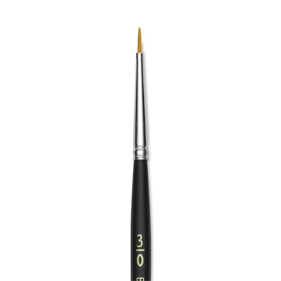 Blick Masterstroke Golden Taklon Brush - Round, Short Handle, 3/0