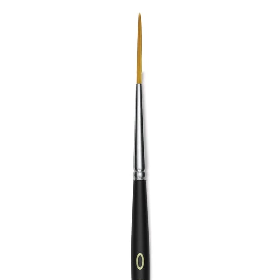 Blick Masterstroke Golden Taklon Brush - Script Liner, Short Handle, Size 0
