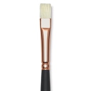 Blick Masterstroke Interlocking Bristle Brush - Bright, Long Handle, Size 4