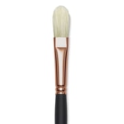 Blick Masterstroke Interlocking Bristle Brush - Filbert, Long Handle, Size 8