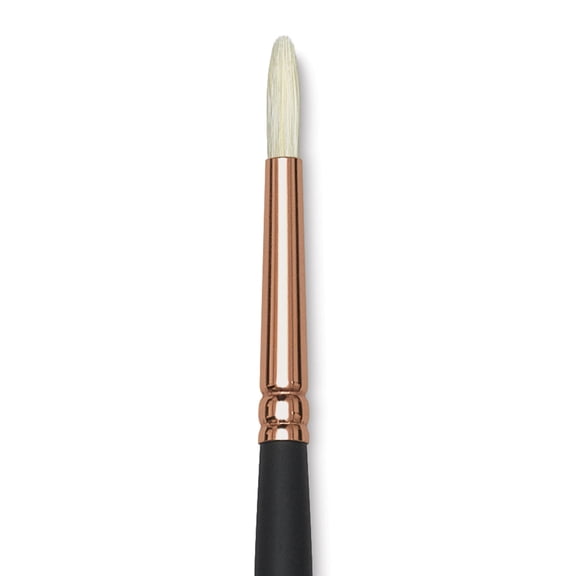 Blick Masterstroke Interlocking Bristle Brush - Round, Long Handle, Size 3