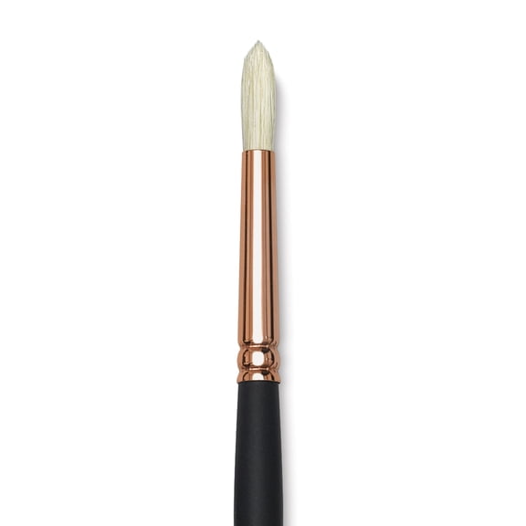 Blick Masterstroke Interlocking Bristle Brush - Round, Long Handle, Size 4