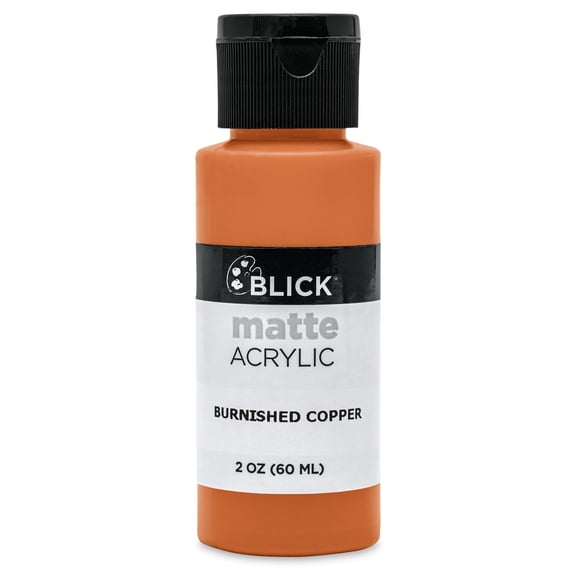 Blick Matte Acrylic - Burnished Copper, 2 oz bottle