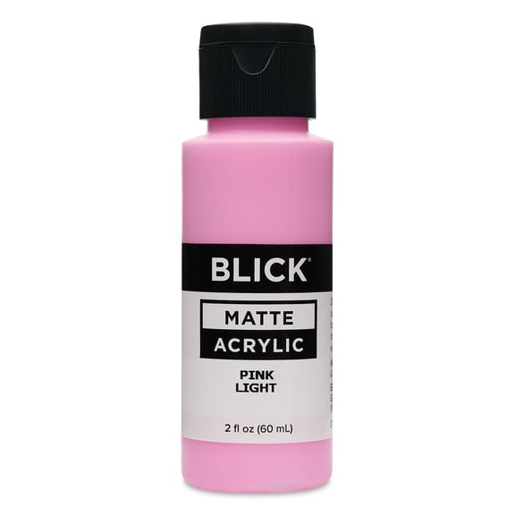 Blick Matte Acrylic - Pink Light, 2 oz bottle