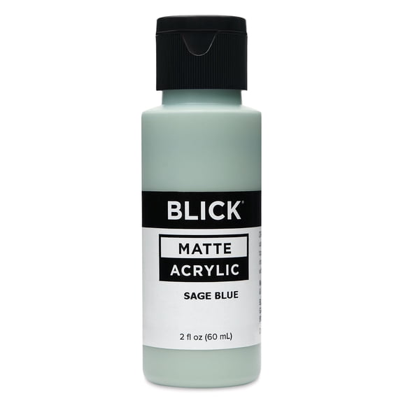 Blick Matte Acrylic - Sage Blue, 2 oz bottle